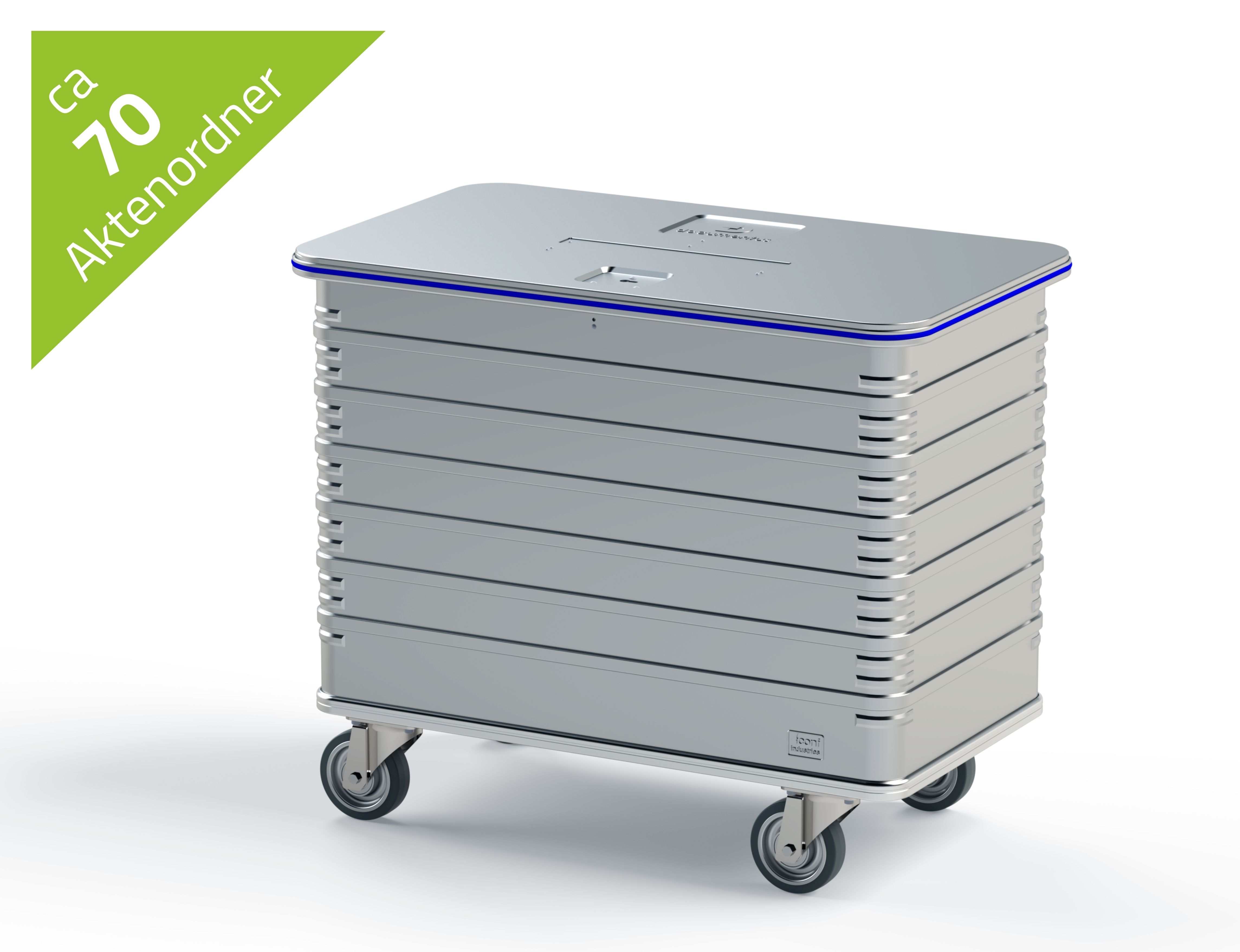 Sicherheitsbehälter 500 Liter für die Aktenvernichtung